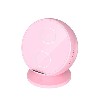 Multifunctional Mobile Phone Wireless Charger Holder Gadgets Gym From House Pink USB