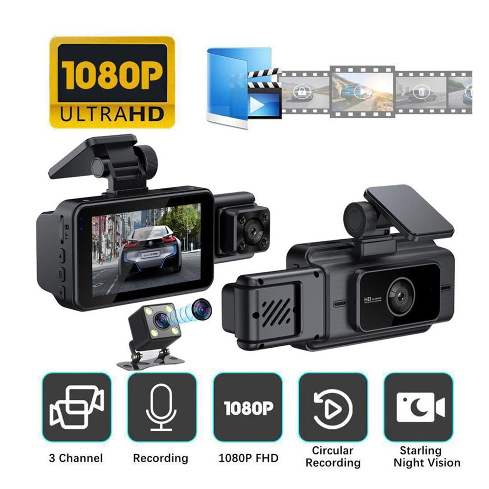 S15 Three-record Driving Recorder HD Night Vision Electronics DealSniper.net