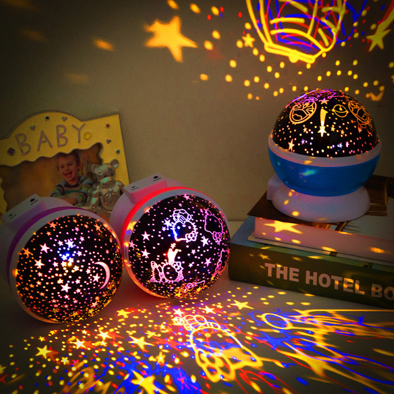 LED Projector Light USB Starry Sky Night Light Rotating House DealSniper.net