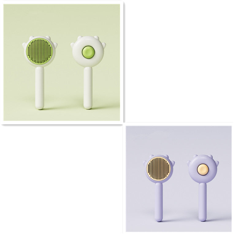 Cat Comb Massage Pet Magic Combs Hair Removal Scratcher Pets dealsniper-net Set2