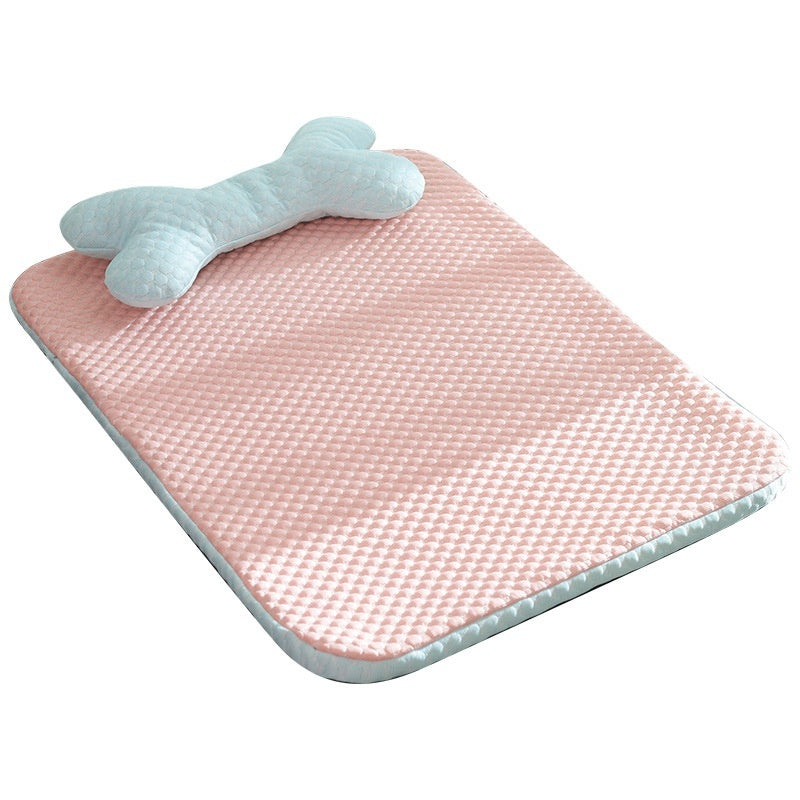 Dog Bed Breathable Cooling Spring Summer Pet Sleeping Mat Pets dealsniper-net