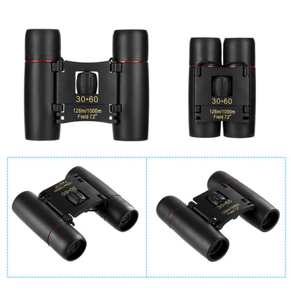 Binoculars 30x60 Zoom Travel Compact Folding Telescope Hunting Outdoor DealSniper.net