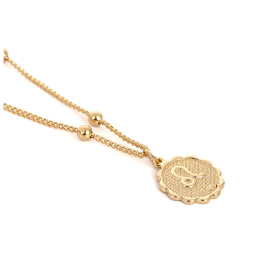 Constellation necklace Jewelry dealsniper-net Gold Leo