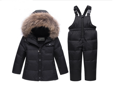 New children's sling down jacket two-piece