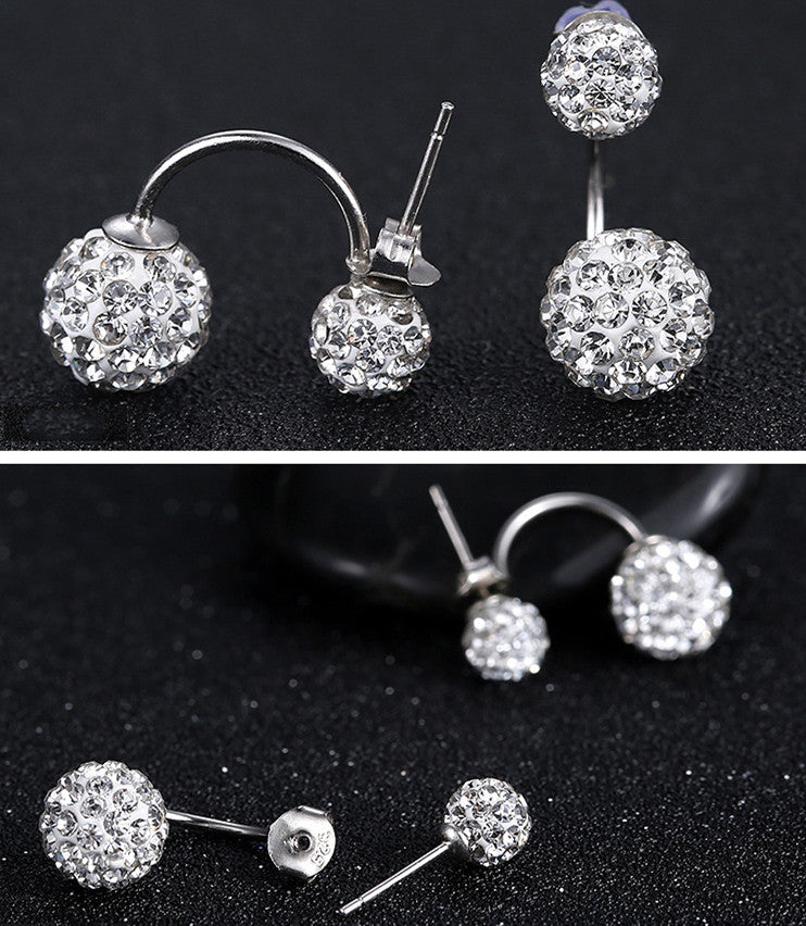 Rhinestone earrings Jewelry dealsniper-net