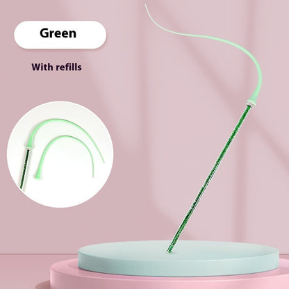 Pet Silicone Cat Teaser Simulation Replaceable Pets dealsniper-net Magic Green