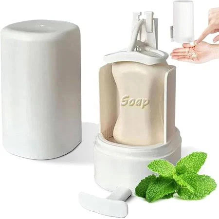 Soap Grinder Dispenser Soap Box Wall Mounted Dry Organizer Kitchen dealsniper-net