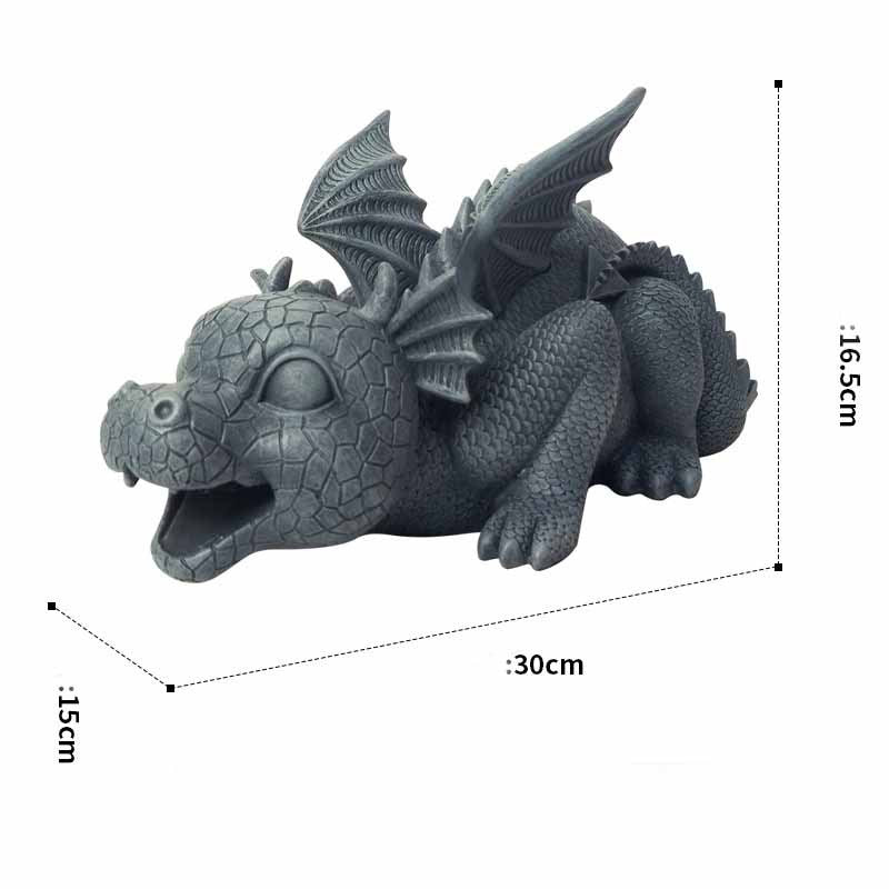 Creative Dinosaur Statue Cute Animals Resin Crafts Fountain