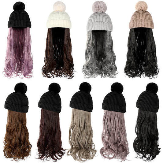 Autumn And Winter New Removable Fashion Woolen Hat Beauty Gym From House
