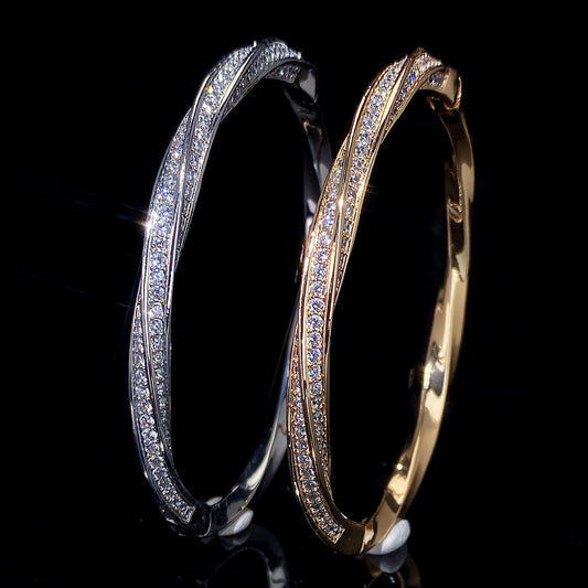 Trendy And Exquisite Fashion Full-Zirconia Women's Bracelet Jewelry Gym From House