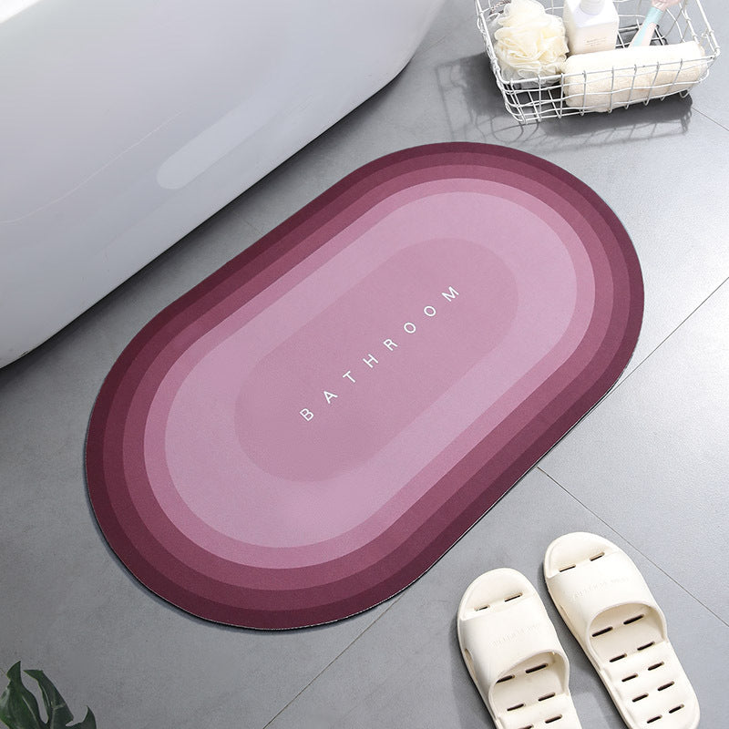 Home Bathroom Super Absorbent Shower Bath Mat House Gym From House EPink 400MMx600MM