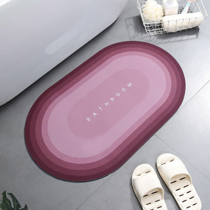 Home Bathroom Super Absorbent Shower Bath Mat House Gym From House EPink 400MMx600MM