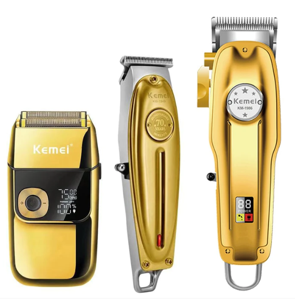 Professional Hair Clipper KM-1986PG Super Long Standby Time Men dealsniper-net Set USB