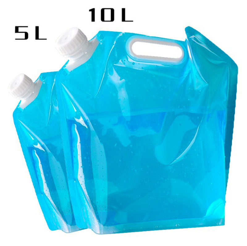 PVC Outdoor Camping Hiking Foldable Portable Water Bags Container Outdoor dealsniper-net