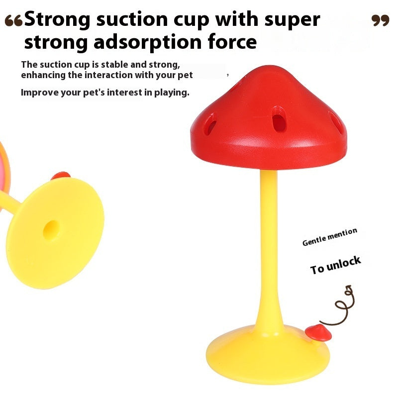 Pet Cat Bite Rotating Mushroom Relieving Stuffy Toy Pets dealsniper-net