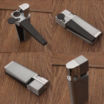 Encendedor Pipe Lighter Creative Foldable Metal Lighter Pipe