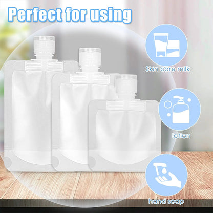 Transparent Travel Portable Fluid Makeup Packing Bag