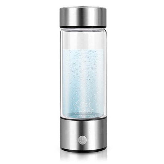 Upgraded Health Smart Hydrogen Water Cup Water Machine Kitchen dealsniper-net Silver 420ml