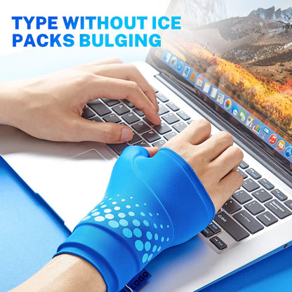 3D Gel Wrist Support With HotCold Therapy Health DealSniper.net