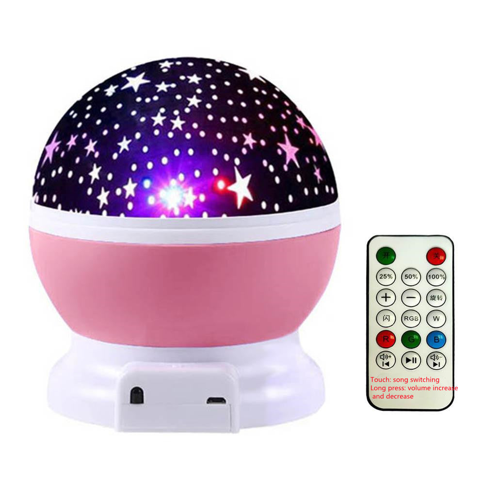 LED Music Star Projection Light