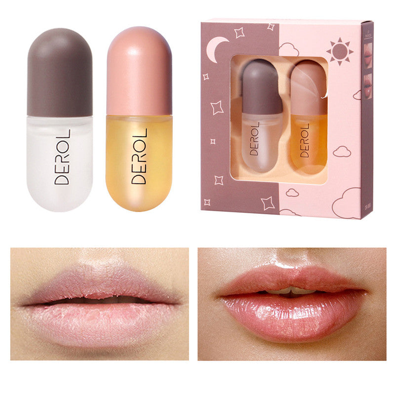 Day Night Instant Volume Lip Plumper Oil Clear Lasting Nourishing Beauty dealsniper-net