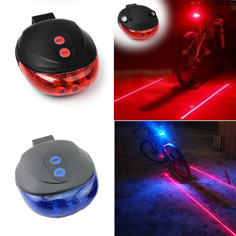 Bicycle Tail Light (5LED+2Laser) Outdoor dealsniper-net