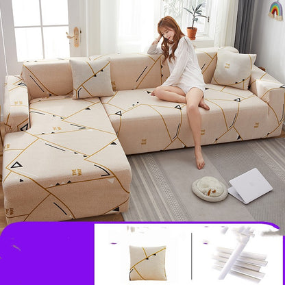 Elastic all-inclusive universal sofa cover House dealsniper-net 15 color L