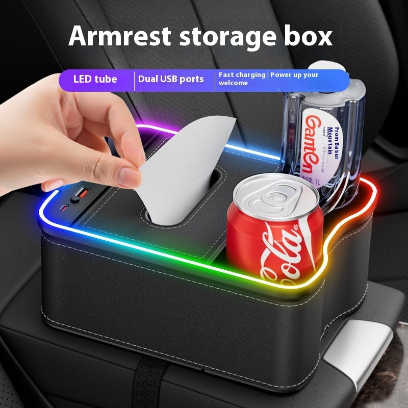 Car Armrest Multifunctional Storage Box Vehicle dealsniper-net