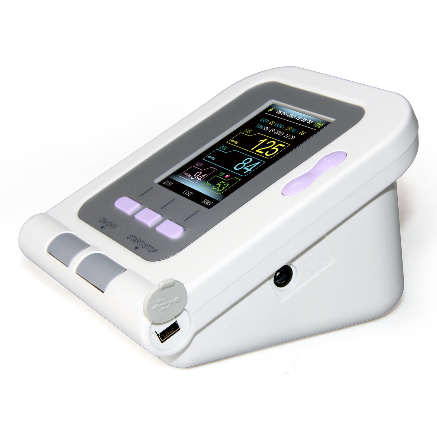 CONTEC CONTEC08A Upper Arm Digital Color LCD Blood Pressure Monitor With PC Software 4 CUFFS Electronics DealSniper.net