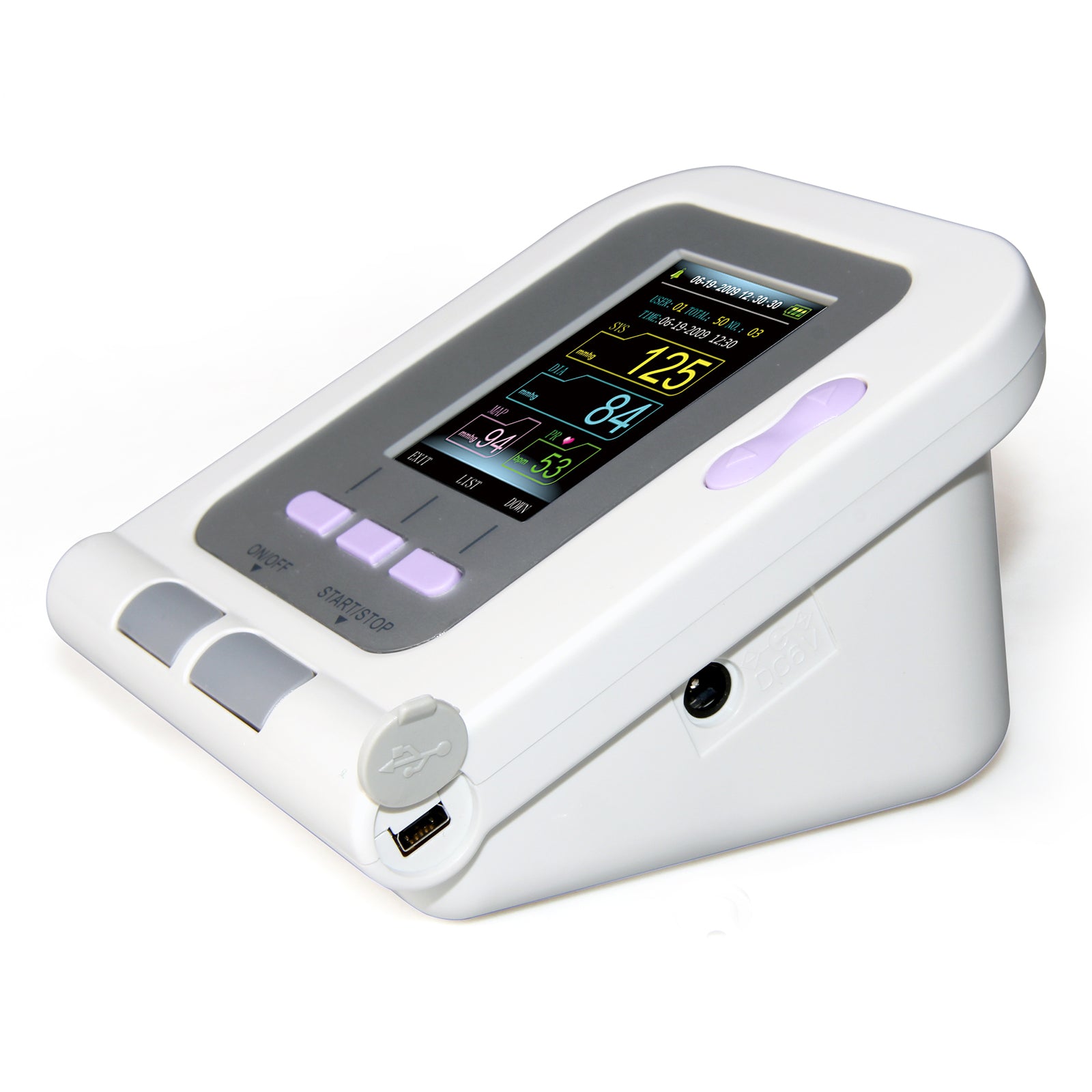 CONTEC CONTEC08A Upper Arm Digital Color LCD Blood Pressure Monitor With PC Software 4 CUFFS Electronics DealSniper.net