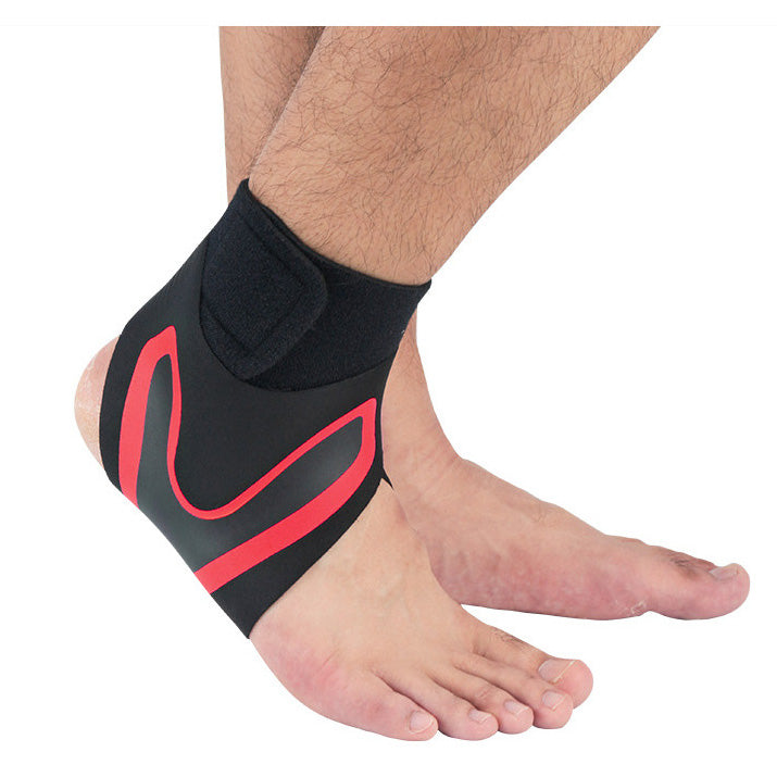 Ankle Support Brace Safety Running Basketball Sports Ankle Sleeves Sports DealSniper.net L 1pc Left red