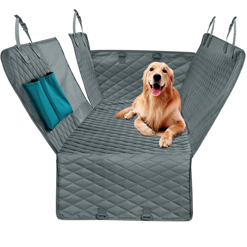 Grey Mesh Waterproof Pet Mat Quilted Cotton Dog Car Mat Pets Gym From House