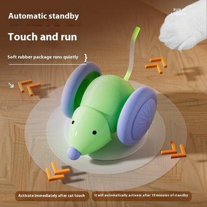 Pet Toys Interactive Cat Toy Electric Mouse Car - Automatic Teaser Pets Gym From House