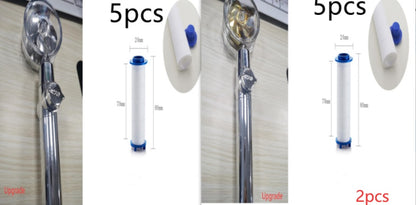 New Turbo Propeller Shower Head Water Saving High Pressure Flow