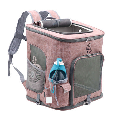 Transparent Portable Cat Backpack Pet Bag Pets Gym From House