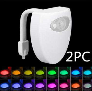 Toilet Induction LED Night Light House dealsniper-net 16colors 2PC