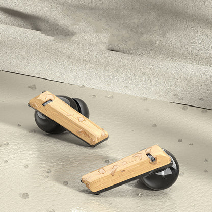 Wood Grain Wireless Sports In-ear Noise-canceling