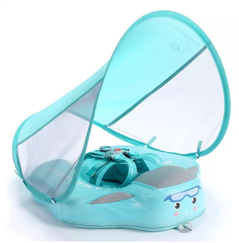 Children's Free Inflatable Lying Ring Anti-turning Swimming Ring Kids DealSniper.net