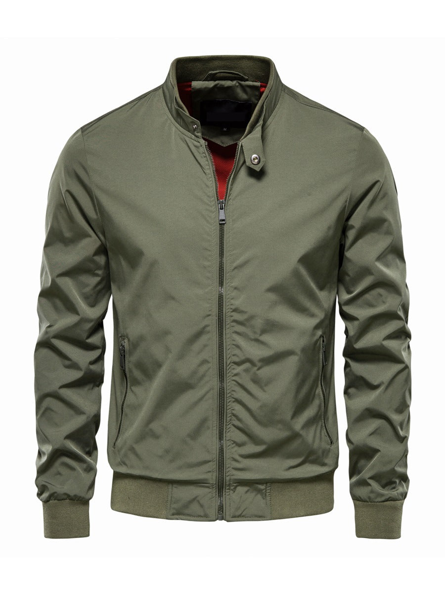 Trendy Men's Jacket Spring And Autumn Coat Fashion Outerwear Men Gym From House