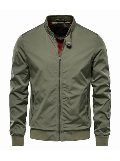 Trendy Men's Jacket Spring And Autumn Coat Fashion Outerwear Men Gym From House