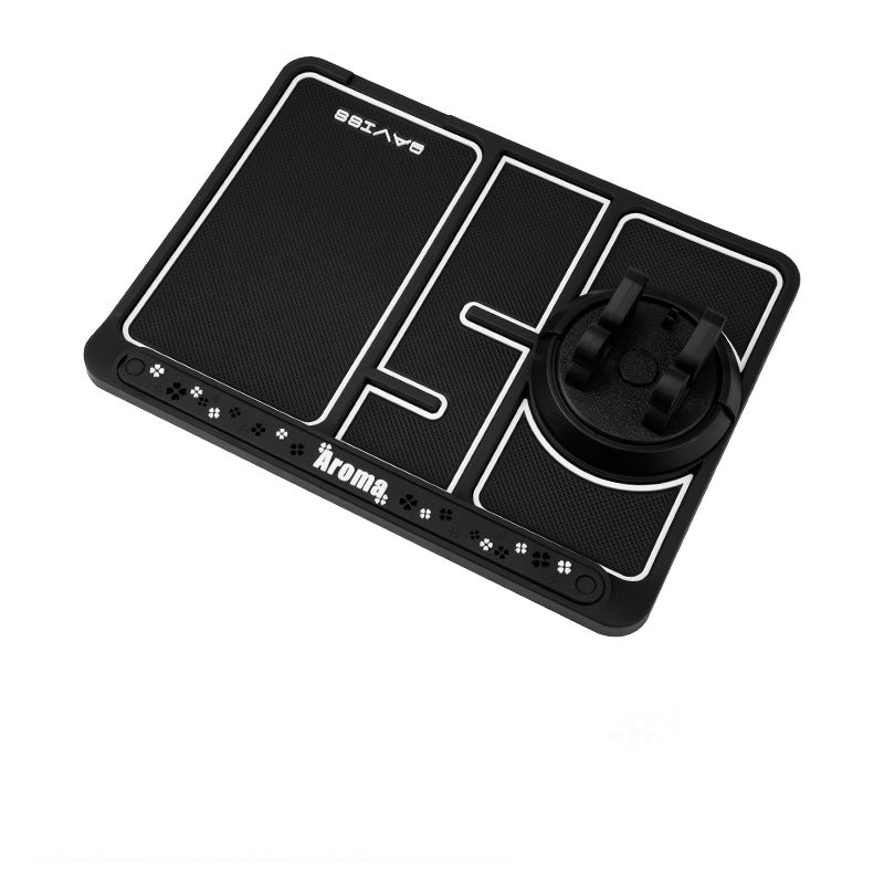 Non-Slip Car Phone Pad For 4-in-1 Car Parking Number Card Anti-Slip Mat Auto Phone Holder Sticky Anti Slide Dash Phone Mount Gadgets DealSniper.net White 1PC