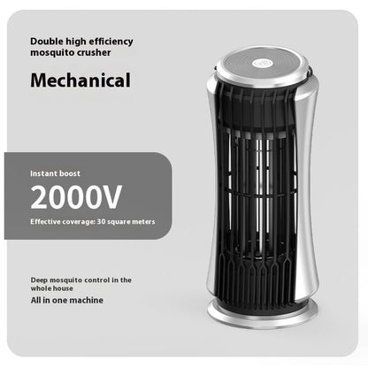 Wall-mounted Electric Shock Mosquito Killing Lamp House DealSniper.net Mechanical Model Starry Silver