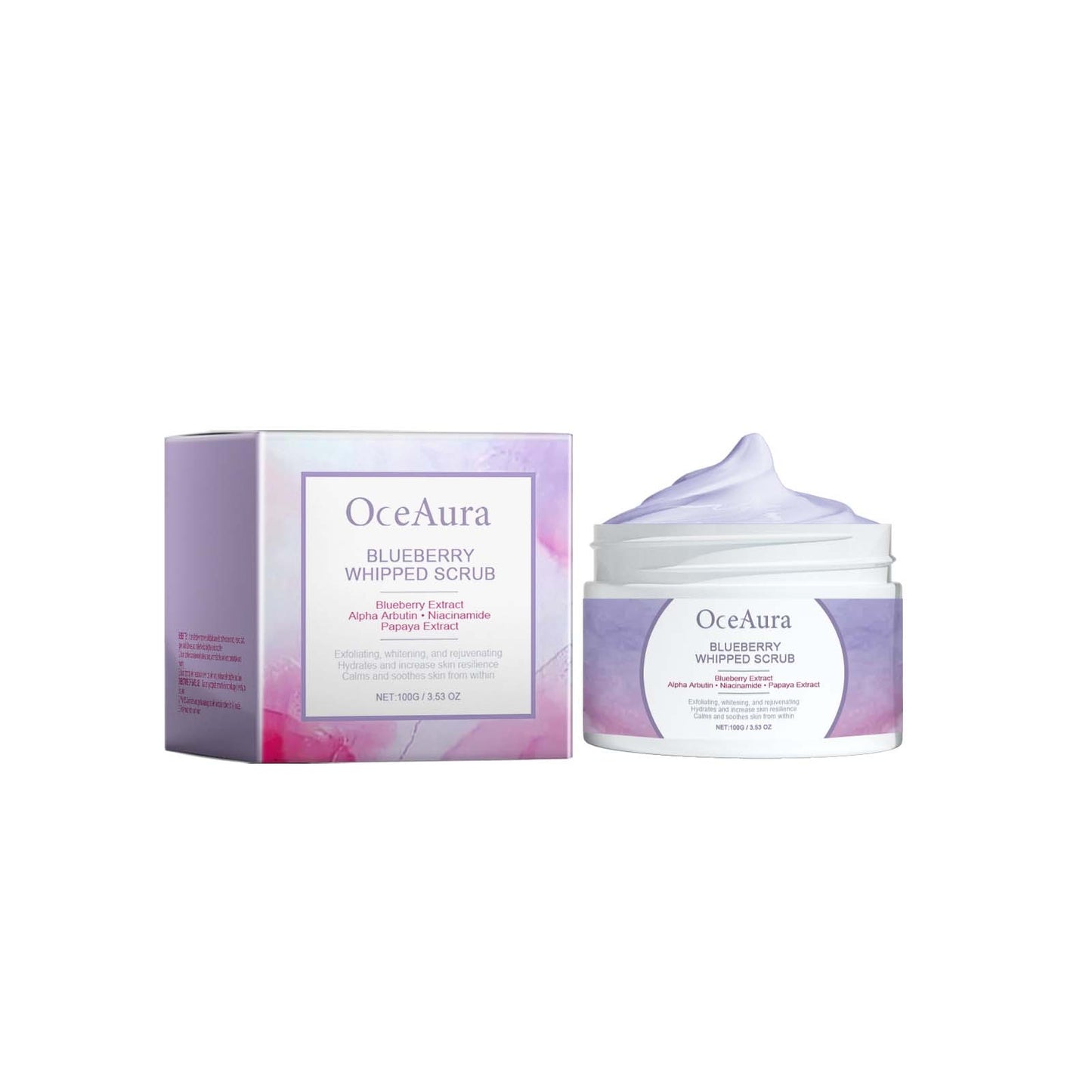 OceAura Blueberry Whipped Scrub Exfoliating Tender Lighten Beauty DealSniper.net 1pc