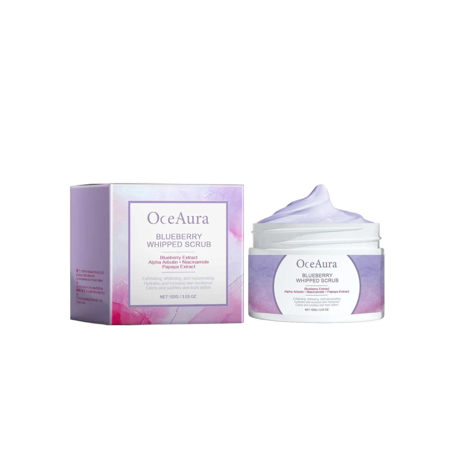OceAura Blueberry Whipped Scrub Exfoliating Tender Lighten Beauty DealSniper.net 1pc