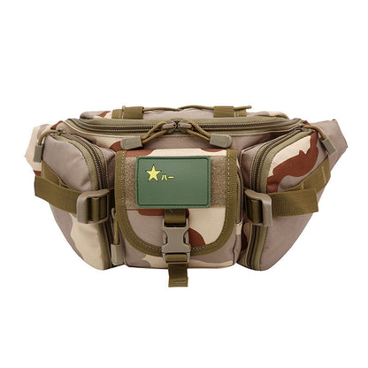 Outdoor military fan tactical belt bag Men dealsniper-net Sansha camouflage