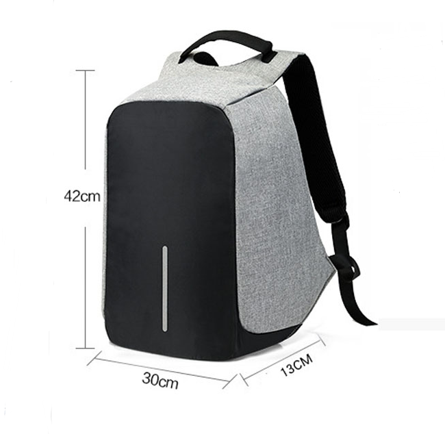 Multi-Functional Water Resistant USB Charging Computer Notebook Backpack Bag Men dealsniper-net