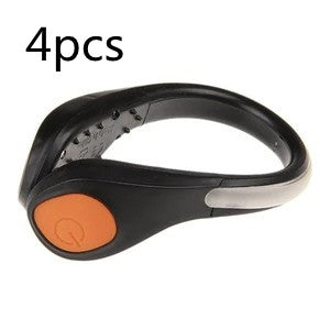 Flashing shoe clips outdoor warning lights Outdoor dealsniper-net Orange4pcs