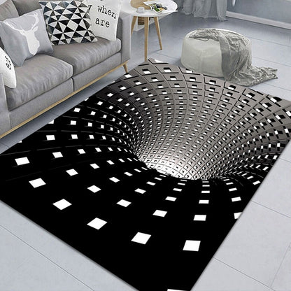 Pet Funny Mat Pad Trap Vision Carpet 3D Geometric Stereoscopic Illusion Floor Mat House dealsniper-net Vision H 40X60cm