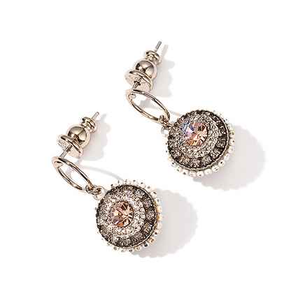 ZENGLIU Baroque personality earrings female temperament Korea Women dealsniper-net default