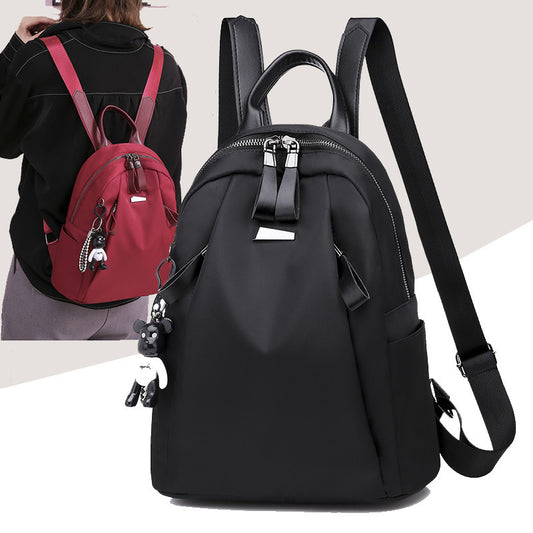 Ins Fashion Backpack Women Solid School Bag